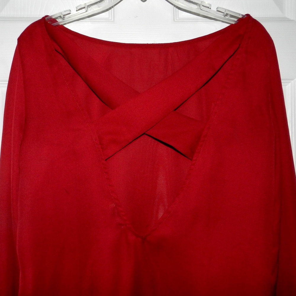Backless Blouse